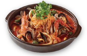 해물 토마토 뚝배기 파스타